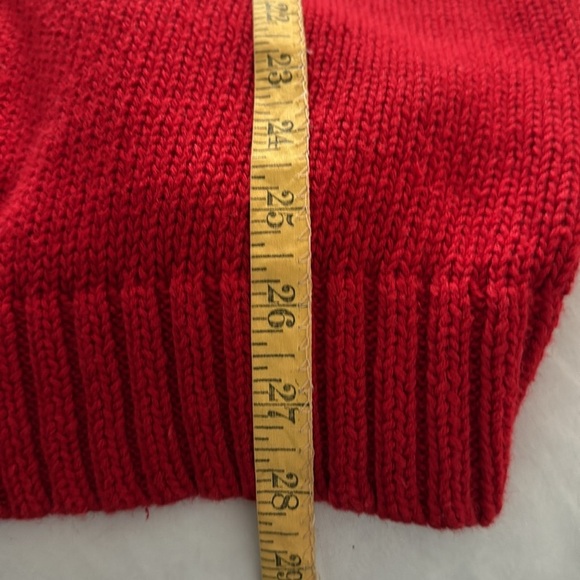 Vintage Yarn Works, heavy turtleneck sweater with ribbed hem & sleeves - Picture 9 of 10